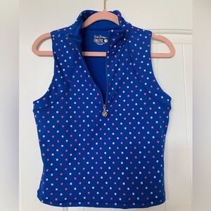 Cropped Polka Dot Lilly Pulitzer Athletic Top